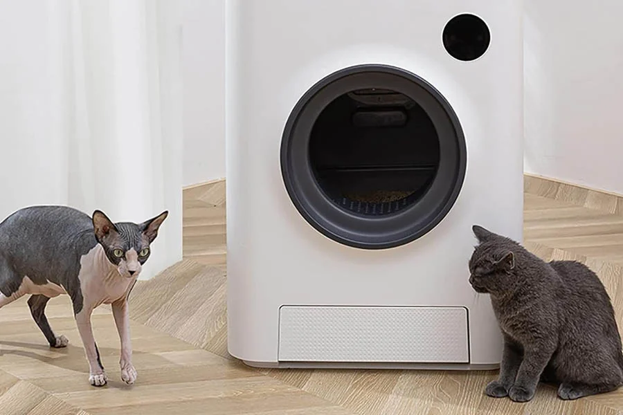 auto scooping litter box